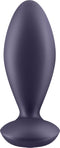 Satisfyer, vibrator; anale vibrator, 'Power Plug', 9 cm, lichaamsvriendelijke siliconen, waterdicht (IPX7), app-gestuurd