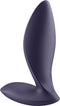 Satisfyer, vibrator; anale vibrator, 'Power Plug', 9 cm, lichaamsvriendelijke siliconen, waterdicht (IPX7), app-gestuurd