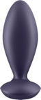 Satisfyer, vibrator; anale vibrator, 'Power Plug', 9 cm, lichaamsvriendelijke siliconen, waterdicht (IPX7), app-gestuurd