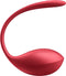 Satisfyer, vibrator, bluetooth slipvibrator, Shiny Petal, 11 cm, met app, waterdicht, flexibel snoer, draagbare vibrator, oplaadbaar
