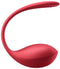 Satisfyer, vibrator, bluetooth slipvibrator, Shiny Petal, 11 cm, met app, waterdicht, flexibel snoer, draagbare vibrator, oplaadbaar