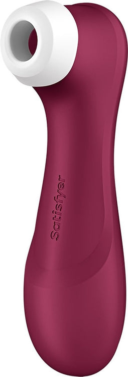 Satisfyer, vibrator, drukgolfvibrator, 'Pro 2 Generation 3 Connect App', 16,5 cm, Liquid Air-technologie, incl. extra opzetstuk, 2 apart regelbare motoren, app-gestuurd