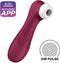 Satisfyer, vibrator, drukgolfvibrator, 'Pro 2 Generation 3 Connect App', 16,5 cm, Liquid Air-technologie, incl. extra opzetstuk, 2 apart regelbare motoren, app-gestuurd