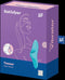 Satisfyer, vibrator, vingervibrator, 'Teaser', met batterij, medische siliconen, 12 cm