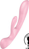 Satisfyer 'Triple Oh', 24 cm, 3 motoren, flexibel, aan beide zijden te gebruiken