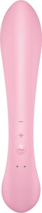 Satisfyer 'Triple Oh', 24 cm, 3 motoren, flexibel, aan beide zijden te gebruiken