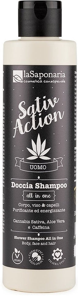 SATIVACTION All in one Face, Body, Hair Shampoo BIO