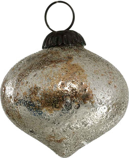 PTMD Jaylee Kerstbal - H7 x Ø7 cm - Glas - Rustiek Goud