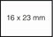 Sato - Prijsetiket 16x23mm duo 20 permanent wit | 50 stuks
