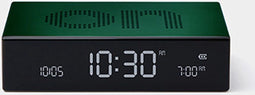 Lexon Flip Premium Wekker - ON OFF - Donker Groen