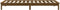 vidaXL - Bedframe - massief - grenenhout - honingbruin - 90x200 - cm