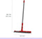 Sauber Meister, 2-in-1 Bezem en Vloertrekker – 42 cm breed – Rubberen Trekker met Telescoopsteel – Verstelbare Watertrekker – Vloerwisser