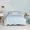 Happy Friday Duvet cover set 2 pieces Vichy blue 180x220 cm (Single) Blue