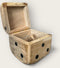 Dobbelsteen Dice (5) mango 9x9x9