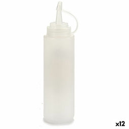 Sauskom Transparant Plastic 200 ml (12 Stuks)