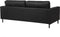 SAVALEN - Driezitsbank - Zwart - Leer