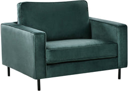 SAVALEN - Fauteuil - Groen - Fluweel