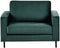 SAVALEN - Fauteuil - Groen - Fluweel
