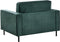 SAVALEN - Fauteuil - Groen - Fluweel