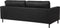 SAVALEN - Woonkamerset - Zwart - Leer