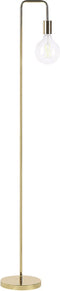 SAVENA - Staande lamp - Goud - Metaal