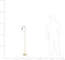 SAVENA - Staande lamp - Goud - Metaal