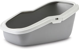 Savic Aseo - Kattenbak - Grijs/Wit - 56x39x27,5 cm