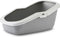 Savic Aseo - Kattenbak - Grijs/Wit - 56x39x27,5 cm