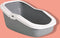 Savic Aseo - Kattenbak - Grijs/Wit - 56x39x27,5 cm