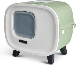 Savic kattenbak mira botanical groen 55,5x44x49,5 cm