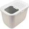 Savic Kattentoilet Hop In 38.5 x 58 x 39.5 cm - Kattenbak - Wit & Mokka