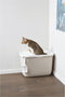 Savic Kattentoilet Hop In 38.5 x 58 x 39.5 cm - Kattenbak - Wit & Mokka