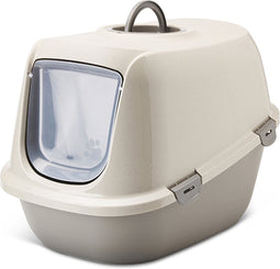 Savic Kattentoilet Leo Happy Planet - Kattenbak - Mokka Graniet Grijs