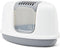 Savic Kattentoilet Nestor Corner - Kattenbak - Wit Grijs