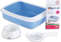 Savic - Kitten Kattenbak Iriz Startset Blauw / Wit