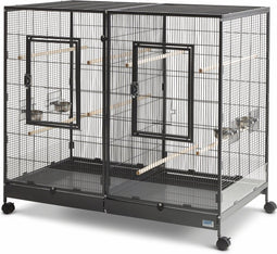 Savic Kleine Dierenkooi Tasmania 120 - Dierenverblijf - 120x65x107 cm Zwart