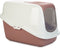 Savic Nestor Earth Kattenbak - Roze/Wit - 56 x 39 x 39 cm