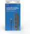 Savio AK-57 USB-C - 3 x USB-A HUB with RJ-45 Gigabit Ethernet adapter 5000 Mbit/s grey 2 x USB 3.2 Gen 2 (3.1 Gen 2) Type-C 1000 Mbit/s