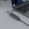Savio AK-57 USB-C - 3 x USB-A HUB with RJ-45 Gigabit Ethernet adapter 5000 Mbit/s grey 2 x USB 3.2 Gen 2 (3.1 Gen 2) Type-C 1000 Mbit/s