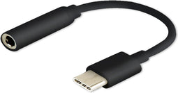 Savio Audio Adapter - USB Type 3.1 C (M) - Jack 3,5 mm (F) - Zwart AK-35B