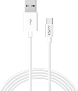 Savio CL-125 USB-kabel USB 2.0 1 m USB A USB C Wit