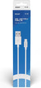 Savio CL-125 USB-kabel USB 2.0 1 m USB A USB C Wit