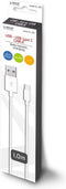 Savio CL-125 USB-kabel USB 2.0 1 m USB A USB C Wit