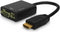 Savio CL-23 video kabel adapter VGA (D-Sub) HDMI Type A (Standaard) Zwart