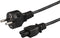 Savio CL-81 electriciteitssnoer Zwart 1,8 m