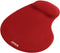 SAVIO Ergonomisches Mauspad mit Gelkissen 230x190x18mm Rot - Mousepad Gelkissen - Mousepad mit Handauflage - Mauspad Gelkissen - Mauspad Ergonomisch