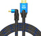 Savio HDMI (M) v2.1 cable angled 8K HDR Dynamic OFC copper 5m CL-175 HDMI kabel 3 m HDMI Type A (Standaard) Zwart