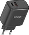Savio LA-06/B USB Quick Charge Power Delivery 3.0 30W Internal charger Headset, Muis, Tablet, Telefoon, Horloge Zwart Buiten