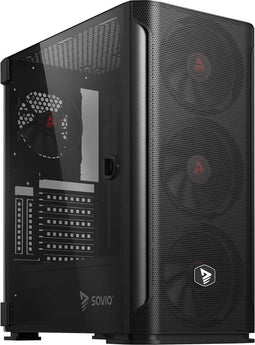 Savio SHADOW X2 computerbehuizing Midi Tower Zwart