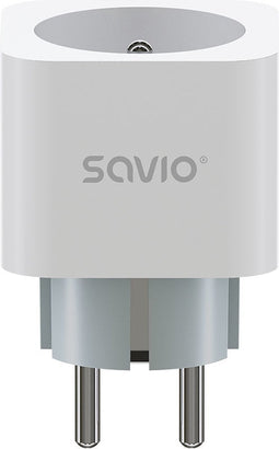 Savio WI-FI smart socket 16A AS-01 White Draadloos Wit